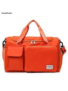 Waterproof 30L Gym Duffel Bag Dry Wet Separation Travel Weekender